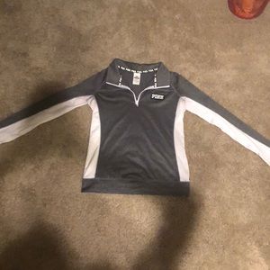 Half zip Victoria Secret Pink Collared Top